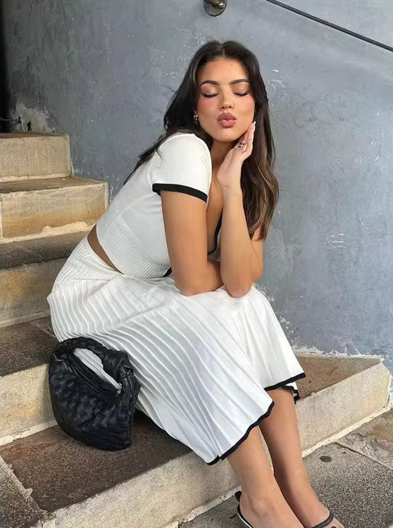 Uptown Girl Two Piece Skirt Set