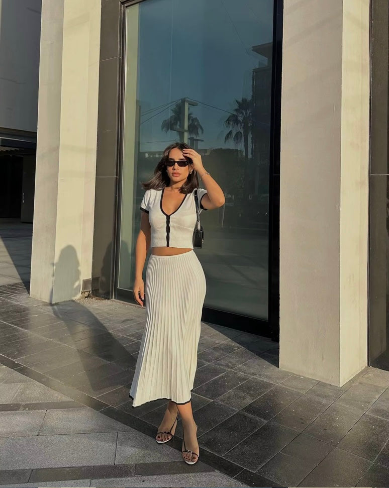 Uptown Girl Two Piece Skirt Set