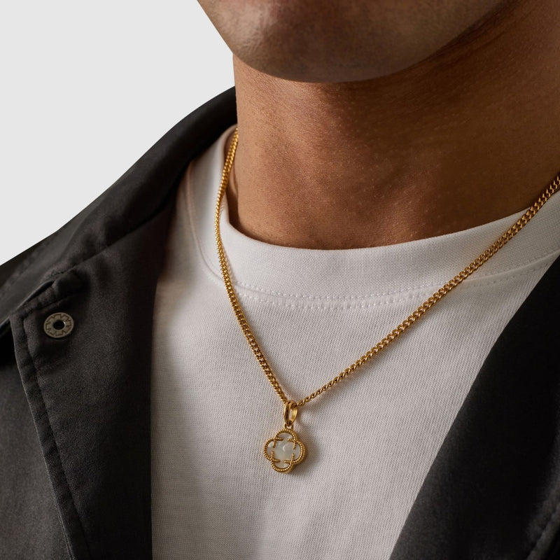 Single Fortis Clover Necklace (GOLD)