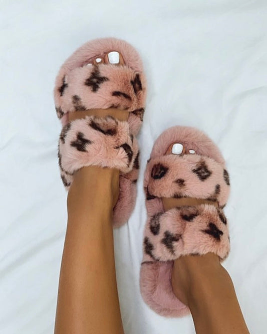 Lush Life Fuzzy Slippers