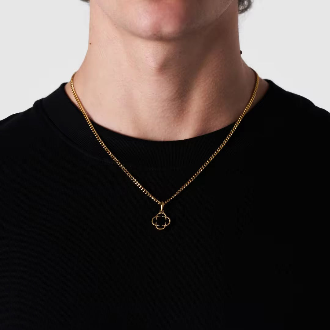 Single Fortis Clover Necklace (GOLD)