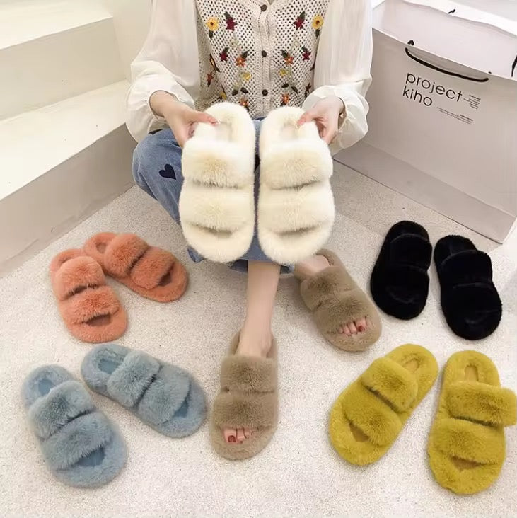 Fuzzy Feels Slippers